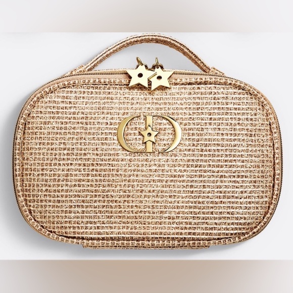 Dior Handbags - NEW DIOR Gold Woven Bag
